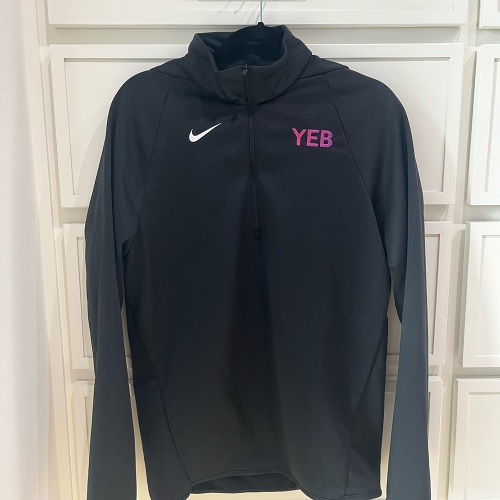 Nike Black Dri-FIT Jacket with Pink Accents